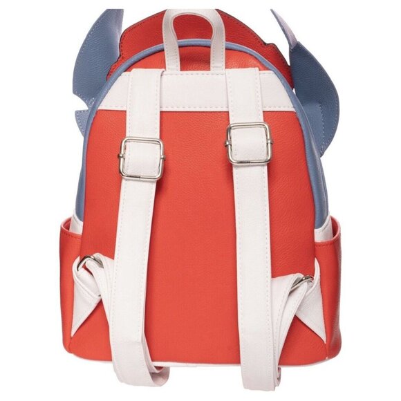 NWT Loungefly Disney Stitch Santa Claus Christmas Backpack Ho Ho Ho - Picture 3 of 3